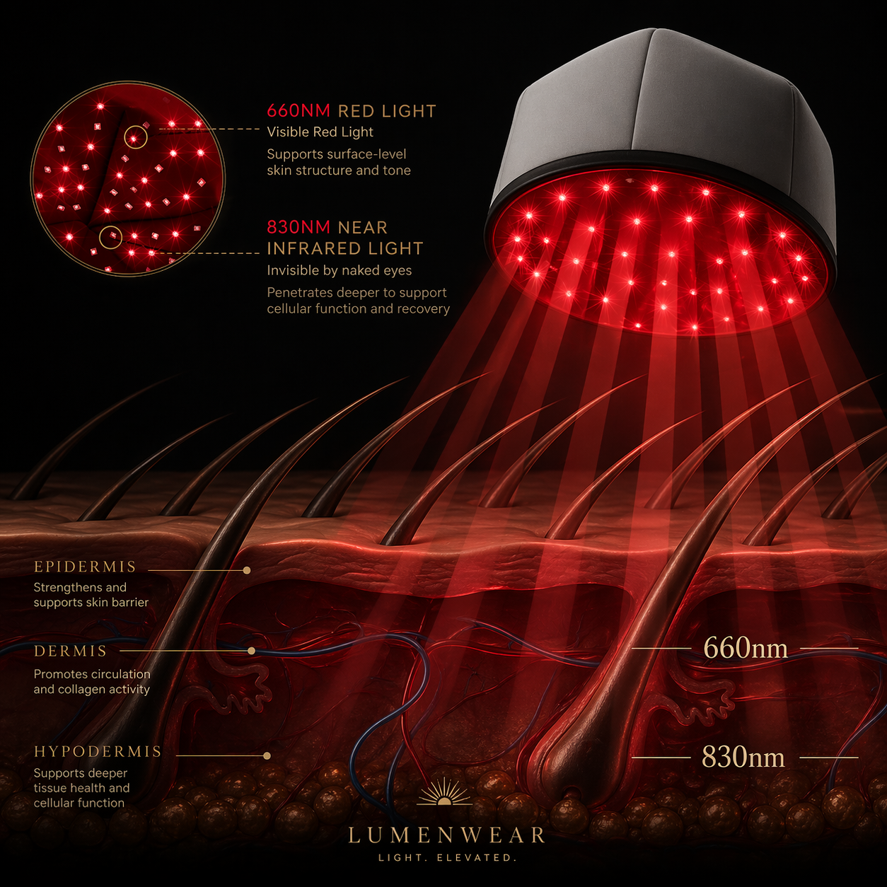 Red Light Therapy Cap