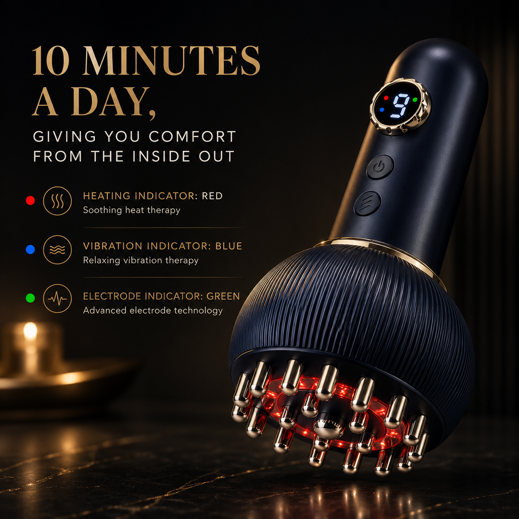 Electric Meridian Brush Gua Sha Cupping Massager
